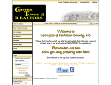 Tablet Screenshot of centertownerealtors.com